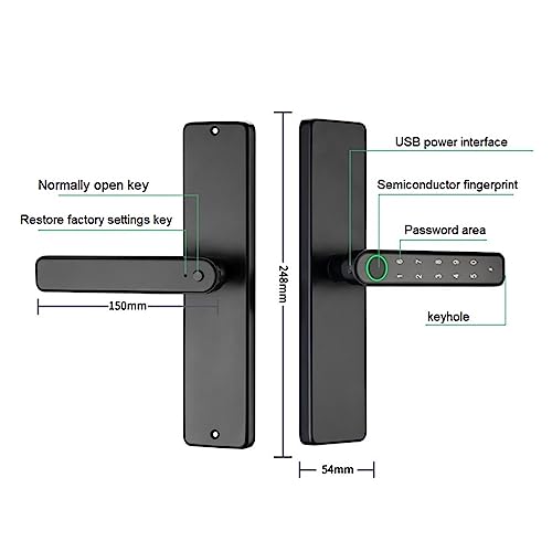 Serrure Intelligente Tuya Clé Numérique pour Entrée Maison Connectée - 8