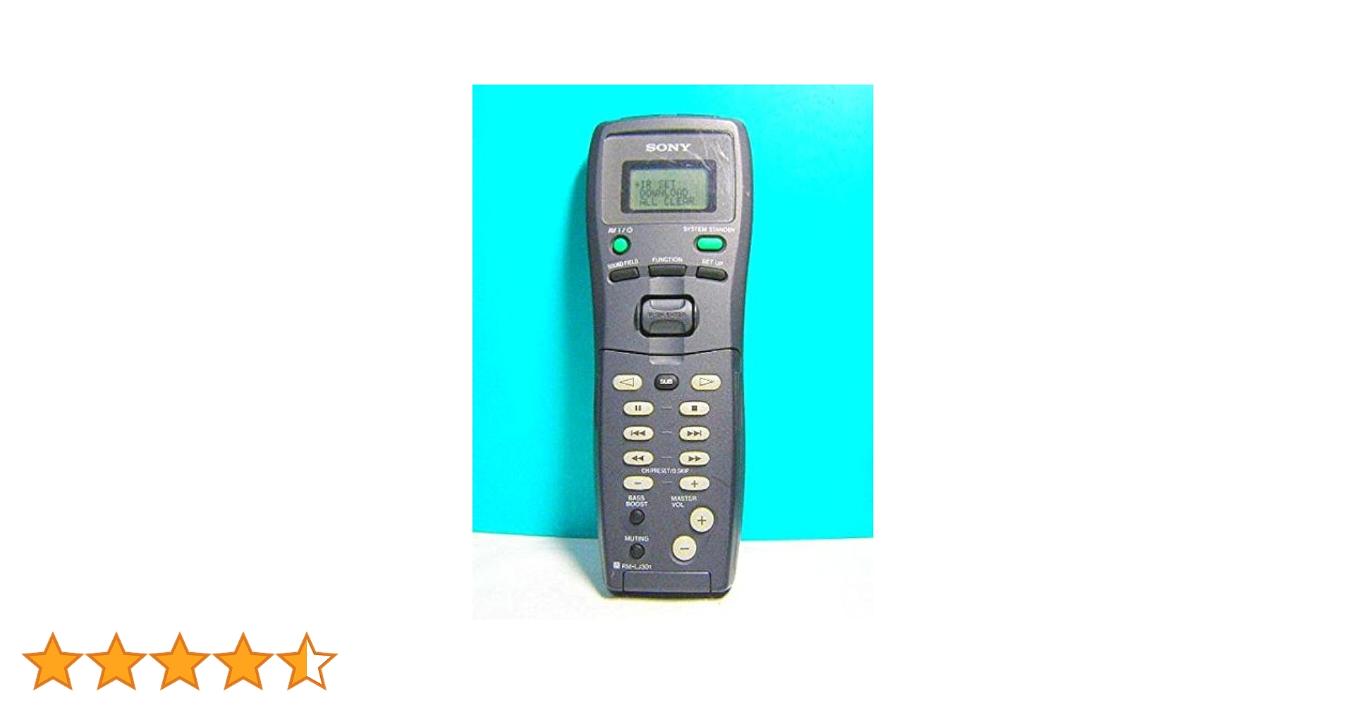 ソニー オーディオリモコン RM-LJ301 d2ldlup Amazon | ソニー オーディオリモコン RM-LJ301 | Sony | AV