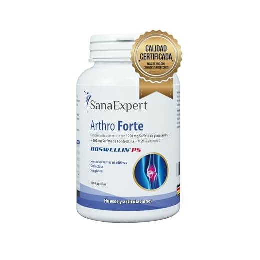 SanaExpert Arthro Forte, suplemento para cartílagos, articulaciones y huesos, 120 cápsulas