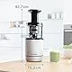 Bosch Entsafter SlowJuicer VitaExtract MESM500W, vitaminschonendes Entsaften, sehr leise, leichte Reinigung, für hartes Obst und Gemüse, BPA-frei, 150 W, weiß