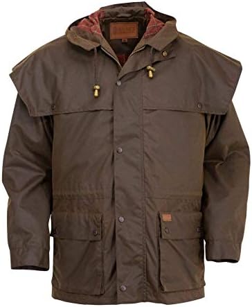 Veste Imperméable Outback Trading Company Homme 2XL - Peau Grasse Marron Doublée Western
