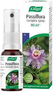 A.Vogel Passiflora Complex Spray | Passiflora Supports Relaxation | Extracts of Passion Flower, Lemon Balm & Zinc, which Protects Cells from Oxidative Stress | 20ml