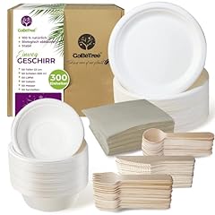 Einweggeschirrset mit 300 Teilen...