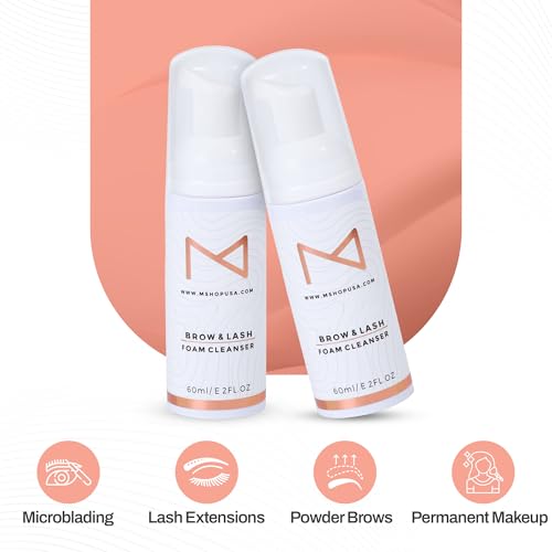 M Brow & Lash Foam Cleanser, Permanent Makeup, 60mL - Imagem 6