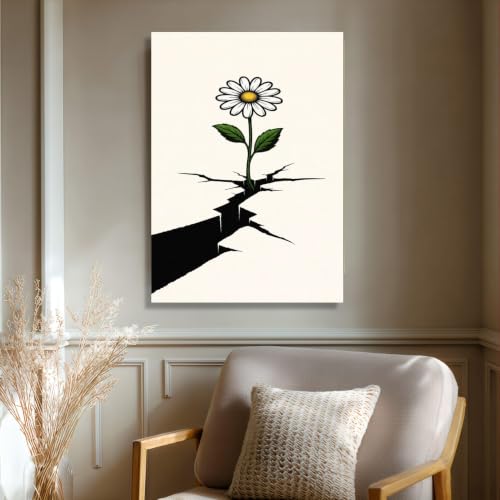 Tableaux muraux symbolisant la croissance et la nature positive