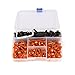 Worldmotop Fairing Bolt Kit Screws Fasteners Universal Compatible with Yamaha Honda Kawasaki Suzuki BMW,Fairing Bolt Kits Metric Bolts and Nuts Kit(Orange)