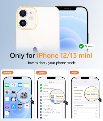 Image of FNTCASE for iPhone 13 Mini Case: for iPhone 12 Mini Case [Compatible with Magsafe] Translucent Matte Magnetic Phone Cover - Military Grade Drop Protection Shockproof Protective Cases - Light Blue