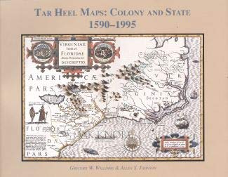 Paperback Tar heel maps: Colony and state, 1590-1995 Book