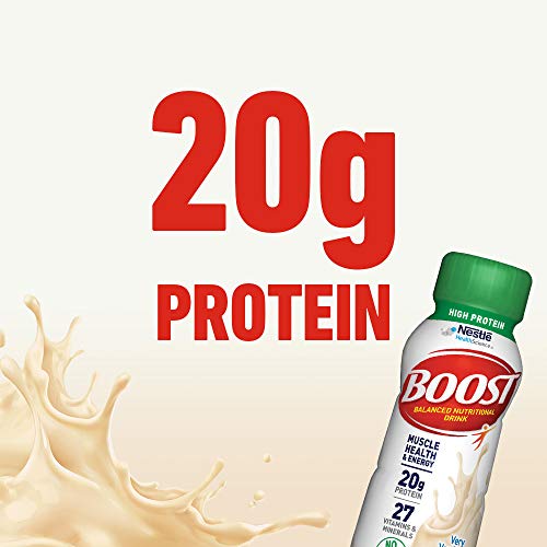 Boost High Protein Balanced Nutritional Drink, Very Vanilla, 8 Ounce Bottle (Pack Of 24) #TOP3
