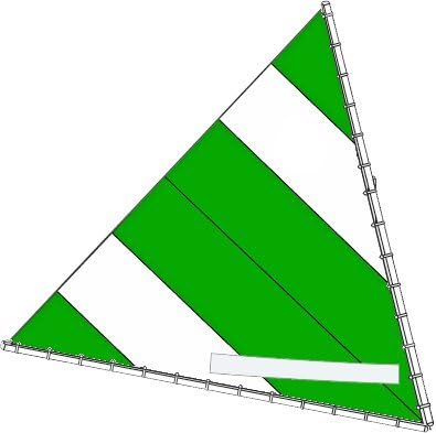 Sunfish Sail (Blue/White)
