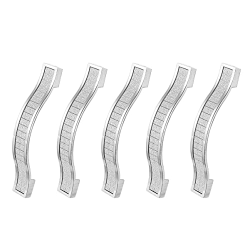 Stilgriffe, gebürstete Handschublade, tragbar, silberfarbene mm-Knöpfe,...