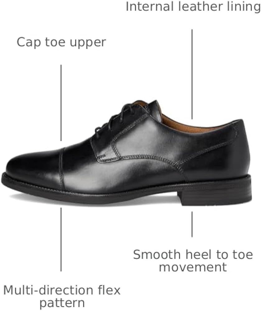 Amazon.com | Cole Haan Mens Bedford Cap Toe Oxfords, Black, 7-M US