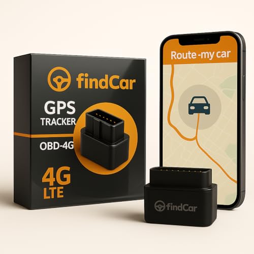 GPS Tracker for Vehicles | findCar OBD 4G | Real-Time Location