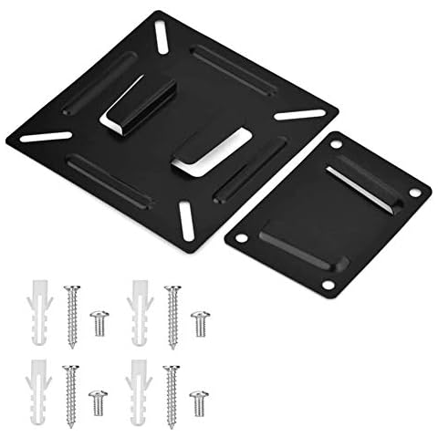 NMD&LR TV Wall Mount Bracket, Universal Slim and Strong Wall Mount Holder for 14-24in LCD LED Monitor Flat Screen, Load Bearing Up to 15KG Cover