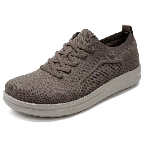 Image of 1TAZERO Men Slip On Shoes Loafer with Arch Support Insoles,Men Casual Shoes for Plantar Fasciitis