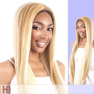 Motown Tress (L. Super) - Heat Resistant Fiber Lace Front Wig in 1B