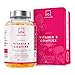 Vitamin B Komplex Hochdosiert - 180 Kapseln - enthält 8 essentielle B Vitamine - Vitamin B12 Hochdosiert, Vitamin B5 B1, Vitamin B6 B7 mit Biotin Hochdosiert und Folsäure, Inositol, Choline