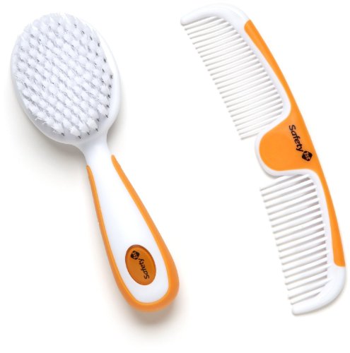 Safety 1st Easy Grip Brush And Comb, Colors May Vary (Pack of 2)