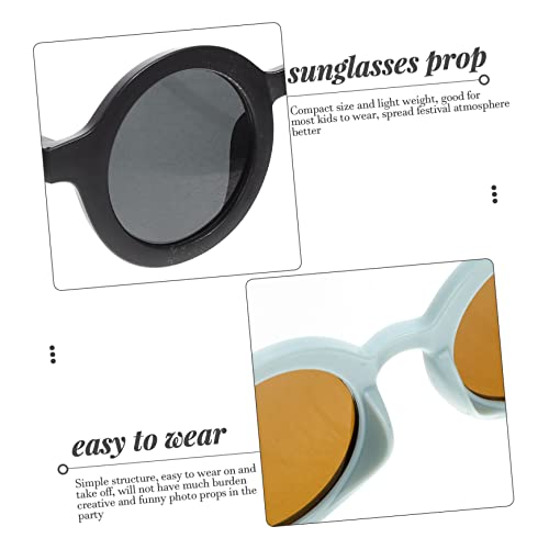 VALICLUD 5 Pares De Óculos De Sol Infantis Óculos De Bebê Novidade Óculos De Brinquedo Óculos De Sol