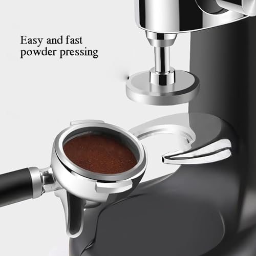 Máquina de prensado manual de polvo para prensar café, base de 58 mm con alfombrilla antideslizante para prensar uniformemente café molido en casa, oficina, camping o viajes