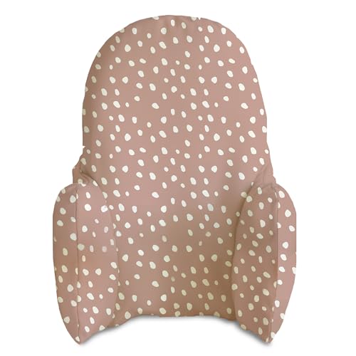 Image of Yeah Baby Goods Wipeable Cushion Cover (Beans on Clay) - Compatible with The IKEA Antilop Highchair - Soft, Waterproof Baby High Chair Cover
