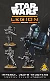Asmodee Star Wars: Legion Imperial Death Troopers Unit Expansion, Pack de Fuerzas Especiales con 6 Miniaturas de Élite del Imperio, 14+, 2 Jugadores, 180 Min, Español, Alemán, Inglés, Francés