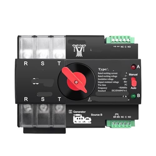 Disjoncteur triphasé 3P 100A pour rail DIN 230V indispensable pour tableau électrique