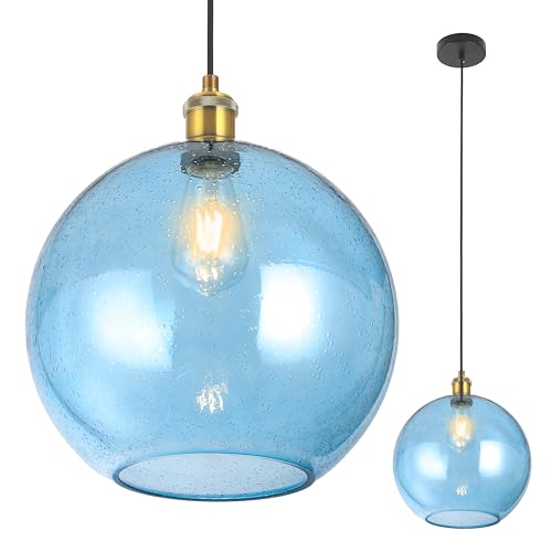 Glass Pendant Lights Kitchen Island Lighting Globe Pendant Light ...