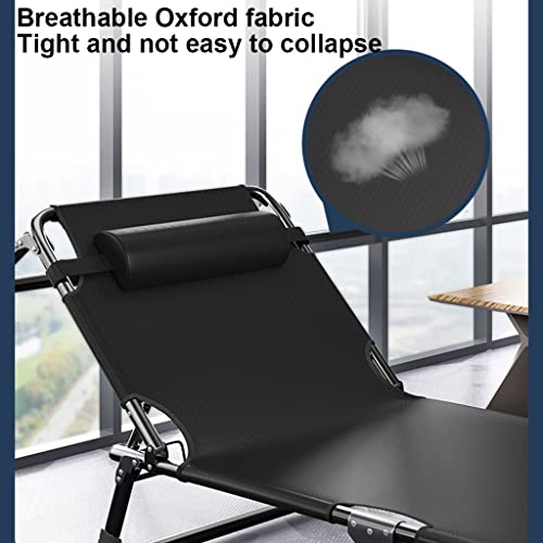 Cuna plegable compacta para acampar con colchón, tumbona reclinable de 4 posiciones para dormir al aire libre, viajes y uso en el jardín, cama ligera y ajustable
