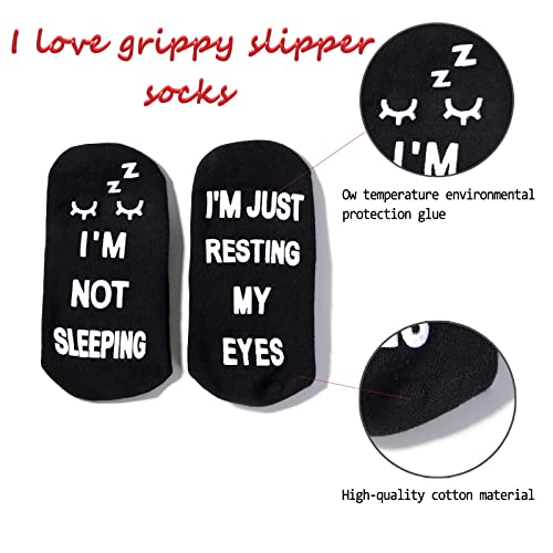 Zxgxlaw Birthday Gifts For Dad,Men Husband Grandpa Women Idea Fathers Day Christmas Im Not Sleeping Funny Socks thumb #2