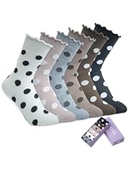 6 Pairs Big Polka Dot
