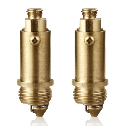 2 Piezas Perno Válvula de Desagüe, Desagüe de Lavabo Tornillo de Tapón, Fregaderos Pop Up Válvulas de Latón, Válvula Pop-Up de Cobre Pop-up, Tapon Lavabo Click Clack, Válvula para Lavabo Clic Clac
