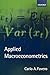 Produktbild Applied Macroeconometrics