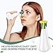 Teenyyou 4 Pcs Eye Wash Cup 7.9 x 3.1 Inches PE Portable Eyewash Cleaner with Pressing Pipet Reusable Eye Rinse Cups Eyewash Care Bottle for Construction Sites, Travel, Labs, Dust/Welding Cleaning