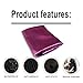 Pelocapa Salon Styling Capes for Clients, Hair Dye Cutting Capes with Elastic Hooks, Waterproof Light Weight Satin Sheen Styling Cape Barber Gown for Stylist, 63”*56”(Purple)