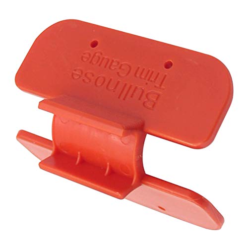 Bullnose Corner Trim Gauge, Bullnose Trim Gauge Paint Scriber Tool Trim Router Bits Woodworking Marking Tool for Crown Molding Drywall Corners (Orange) - Image 4