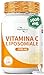 Vitamina C Liposomiale 1000mg (2 capsule da 500mg), 180 capsule Vegane di Vit C Pura Acido Ascorbico Alto Dosaggio - Integratore per Sistema Immunitario, Ossa, Pelle, Stanchezza - VitaminPure immagine