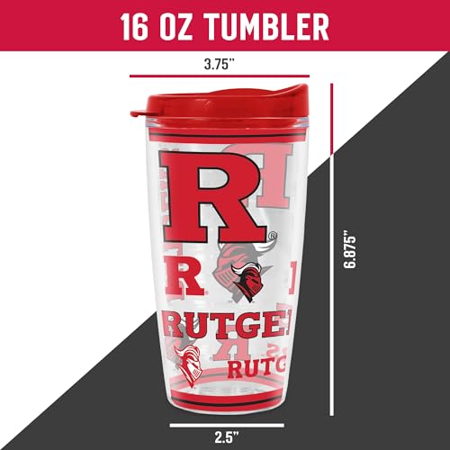 Image of Rico Industries NCAA College Double Wall Mayhem 16oz Or 20oz Tritan Tumbler W Lid