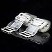 Price comparison product image Elenxs 2 Pair Adjustable Transparent bra Straps Invisible Clear Shoulder Straps Metal Hook Replacement Removable