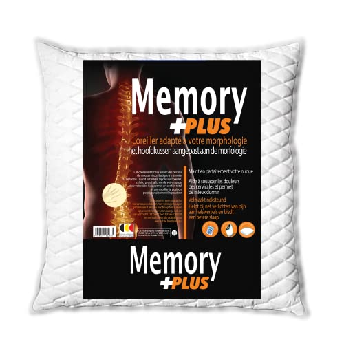 Oreiller Cervicales Douloureuses ✯100 Nuits D'ESSAI✯ (Garantie A Vie) Oreiller à Mémoire de Forme - Soulager Douleurs / Sommeil Réparateur ✪Marque Française✪ Coussin Memoire Cervical Ergonomique 2022