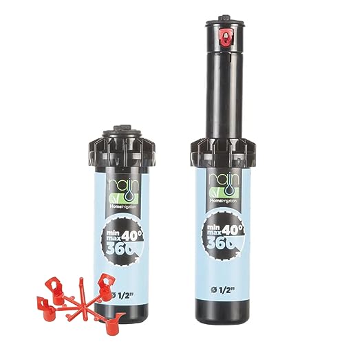 Aspersor Rain S050 - Turbina Emergente 10 cm + Toberas Intercambi...