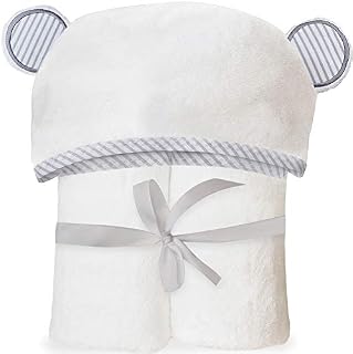 San Francisco Baby Silky Soft Baby Towels, Baby Bath Towel with Hood for Toddler, Infant & Newborn, Generously Sized and Absorbent Toddler Bath Towel for Baby Boy Girl (35"x35")