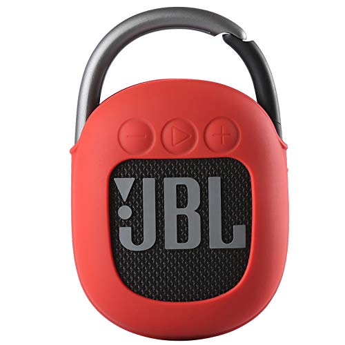 WERICO Protective Silicone Case Sleeve for JBL CLIP 4 Bluetooth Speakers (Red) - Image 2