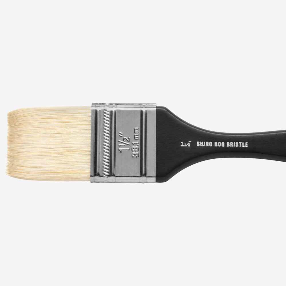 Jackson's Multicolor : Shiro : Professional Hog Bristle Hair Brush : Mottler : 1.5In