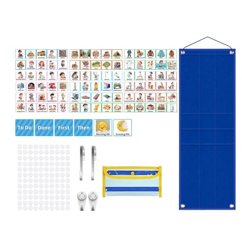 harayaa Tabla de Visuales para Niños, Herramienta de Comportamiento Visual para El Aula Y La Educación en Casa