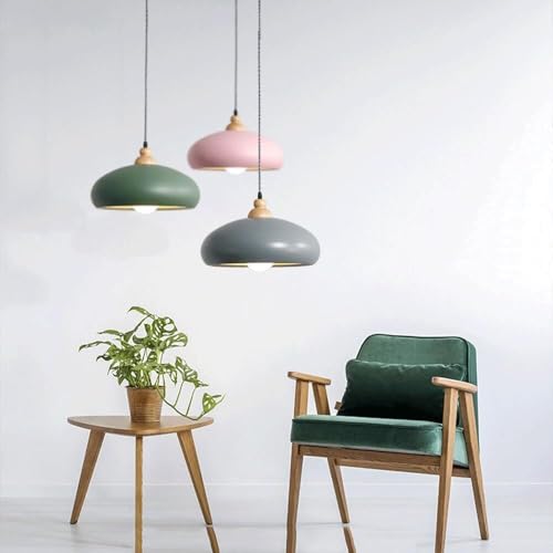 Lustre suspension E27 en métal naturel pour éclairage d'allée - 5