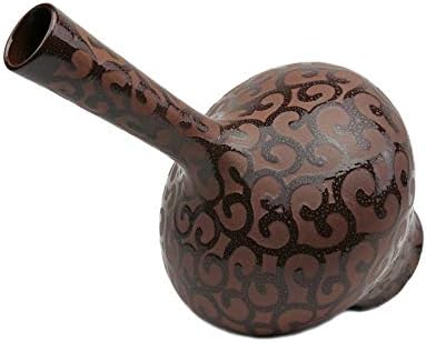 Isabella Ceramic Vase Brown