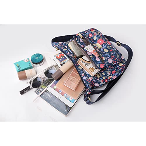 Image of Pealwel Women Shoulder Handbag Roomy Multiple Pockets Bag Ladies Crossbody Purse Tote Top Handle Satchel
