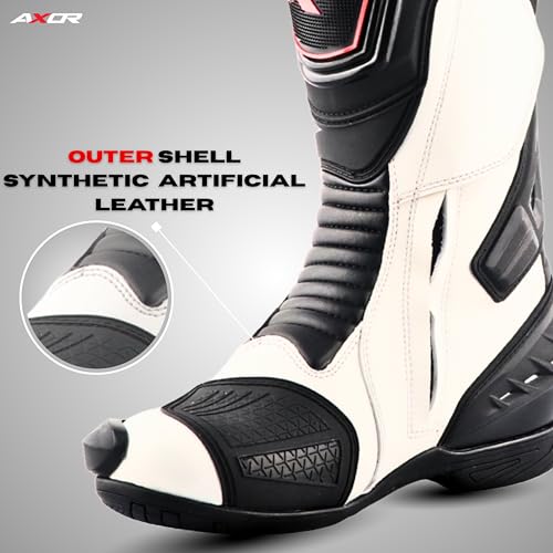 Image of Axor Slipstream PRO Riding Boots Black White Red UK10