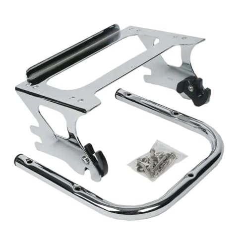 Porte-bagages moto 2 places chromé pour optimiser le confort de votre voyage en Harley Touring